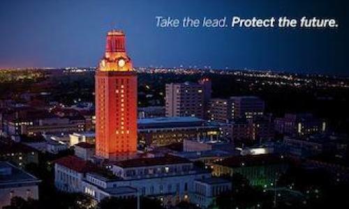 Orange UT Austin Tower
